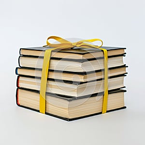 AI-Generated Image: Stack of Books for Knowledge and Inspiration