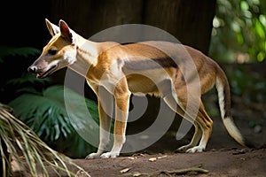 AI generated image of a Tasmanian Tiger