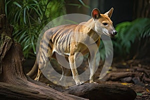 AI generated image of a Tasmanian Tiger