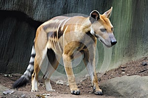 AI generated image of a Tasmanian Tiger