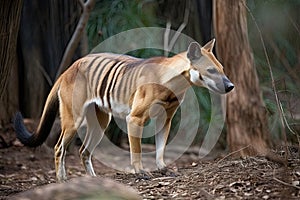 AI generated image of a Tasmanian Tiger