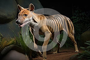 AI generated image of a Tasmanian Tiger