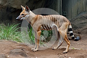 AI generated image of a Tasmanian Tiger