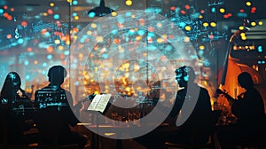 AI generated images of Interactive Data Display Image