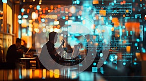 AI generated images of Interactive Data Display Image