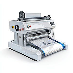 AI-Generated Industrial Printer