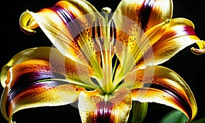 AI generated Lilium flower