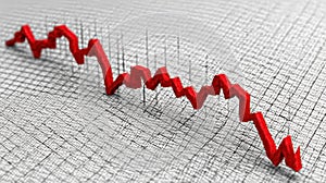 AI-Generated Market Crash Visualization