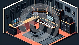 AI-Generated Music Studio