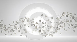 AI Network Illustration: Visualize Global Connections, Data Flow, and Digital Structure for Tech