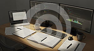 AI-Generated Programmer's Workspace