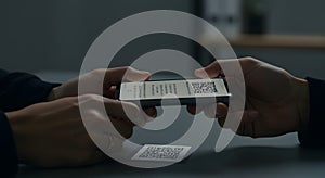 AI-Generated QR Code Exchange
