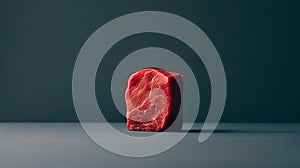 AI-generated Raw Beef Cube Steak
