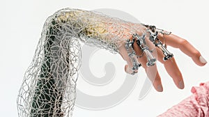 AI-Generated Robotic Hand