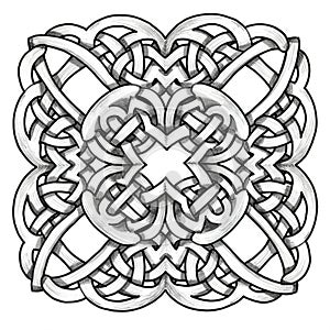 AIGenerated Seamless Geometric Pattern with Modern Abstract Style photo