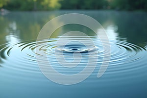 Calm Water Ripples Abstract