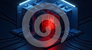 AI-Generated Server Room Breach