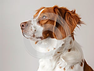 Profile of an Agile Brittany Spaniel
