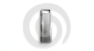 Silver USB Flash Drive (AI Generated)