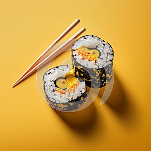 AI generated sushi rolls