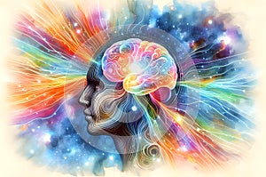 Artificial Intelligence Illumination And Flow Of Digital Awakening