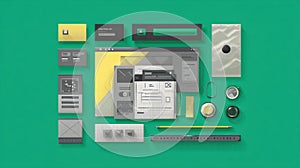 AI-Generated Website Mockup