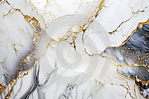 Ai generated white marble background