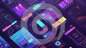 AI generating smart layouts and user interfaces.