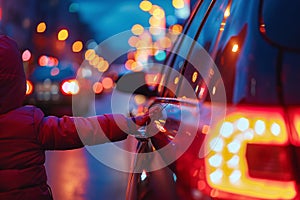 ai generative child kidnapping concept