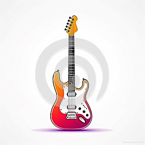 guitar illustration logo photo