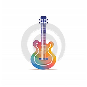 guitar illustration logo photo