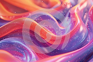 ai generative purple liquid wave background