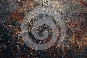 ai generative rusty iron plate background
