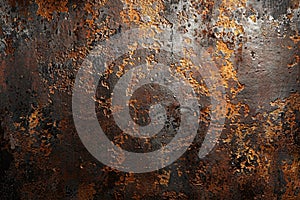 ai generative rusty iron plate background