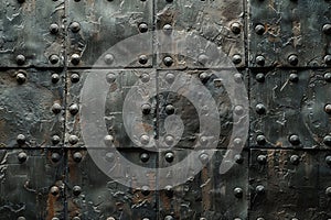 ai generative rusty iron plate wall background
