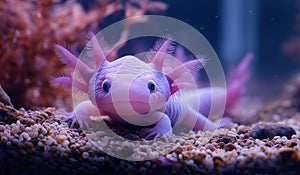 AI generator image of Himalayan newt, Tylototriton verrucosus photo
