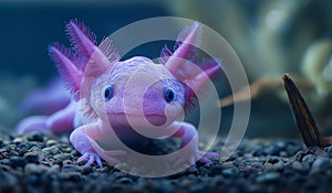 AI generator image of Himalayan newt, Tylototriton verrucosus photo