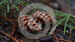 AI generator image of Pine cone