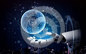 AI on the Global Quantum Computing Network of The Future Motif