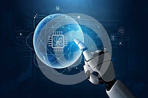 AI on the Global Quantum Computing Network of The Future Motif