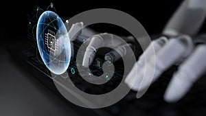 AI on the Global Quantum Computing Network of The Future Motif