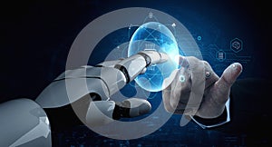 AI on the Global Quantum Computing Network of The Future Motif