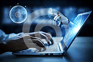 AI on the Global Quantum Computing Network of The Future Motif