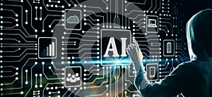 AI and hacking concept