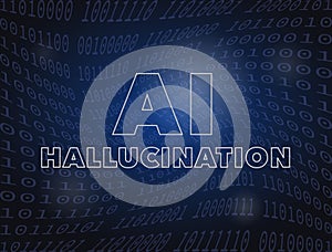 AI Hallucination - LLM misinterprets, AI lying and making mistakes. Artificial Intelligence and Big Data Hallucination