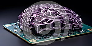 AI-Integrated Brain Circuitry Visualization