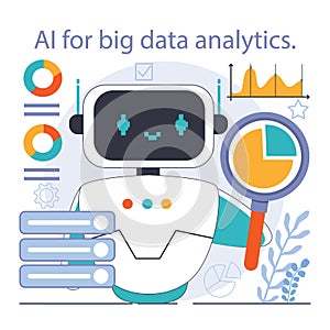 Ai integration. Artificial intelligence and human synergy. Neural network