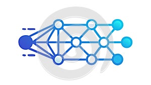 AI Learning Data Structure, vector design Generative AI