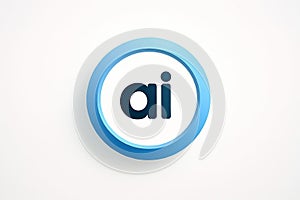 AI Letters Representing Artificial Intelligence Concept