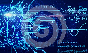 AI and math concept